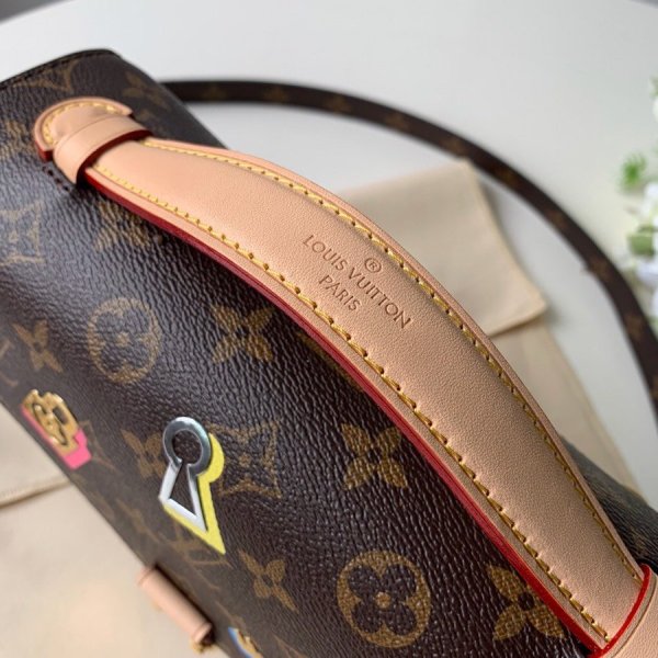 Luxury Louis Vuitton Pochette Metis Brown M44366 Dola Louis Vuitton 136920