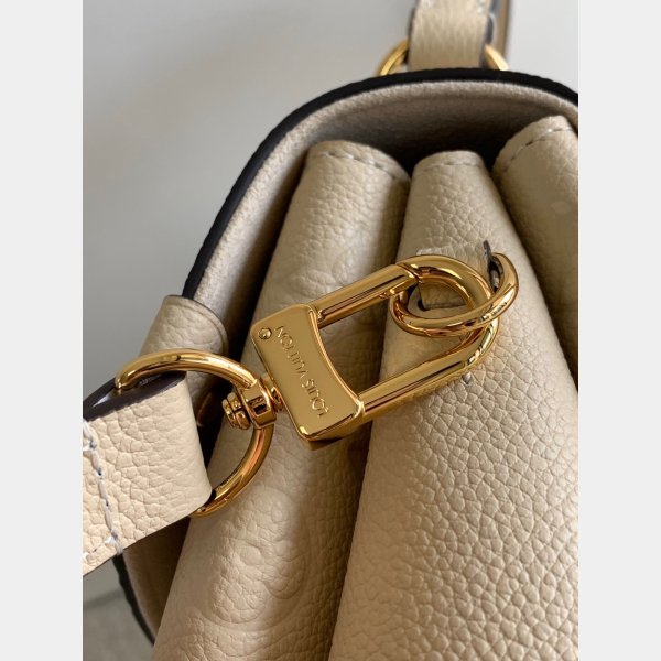 M53943 Louis Vuitton Georges BB Monogram Empreinte Cream Leather Dola Louis Vuitton 123547