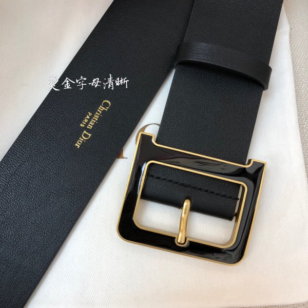 Christian Dior Replica Belts 3.5CM & 5.0CM Black Shop Online Now Dola Dior 12184