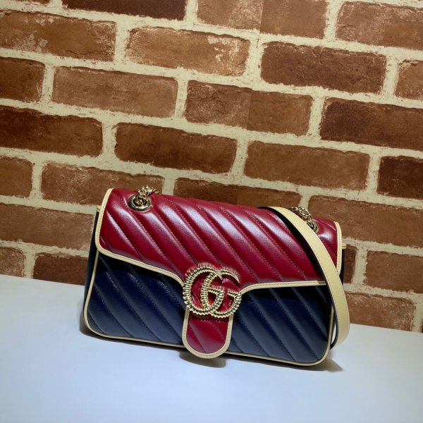 Gucci AAA+ 443497 Designer Marmont Matelassé Shoulder Bag Dola Gucci 38611